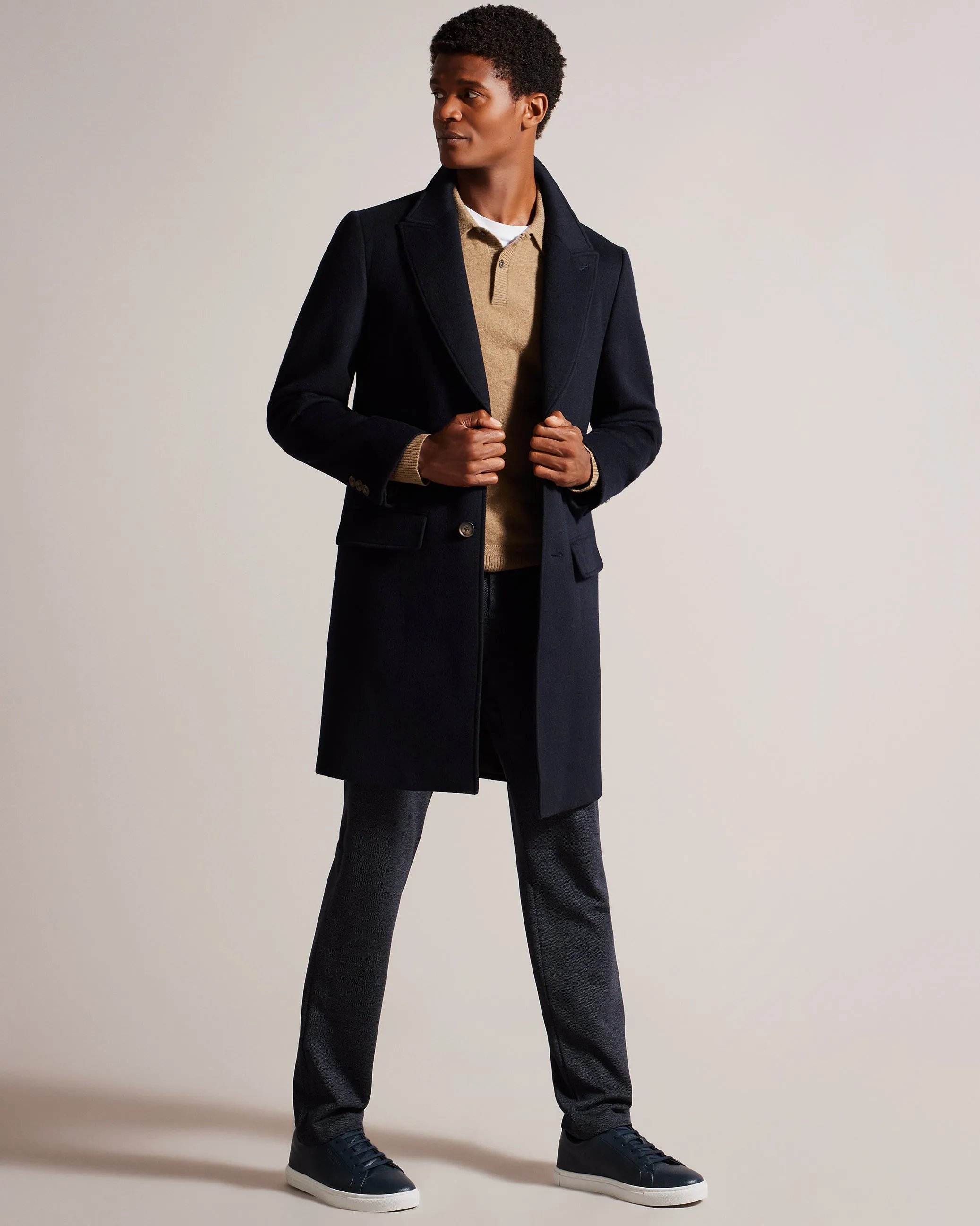 Wilding Wool Blend Peacoat