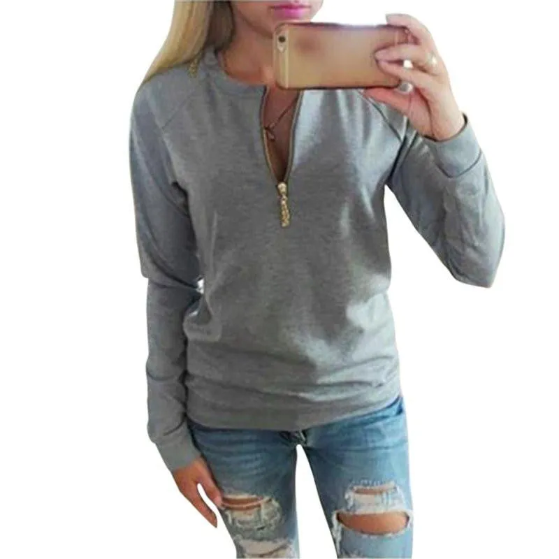 Women's T-Shirts Long Sleeve Shirts Jumper Pullover Crop Tops