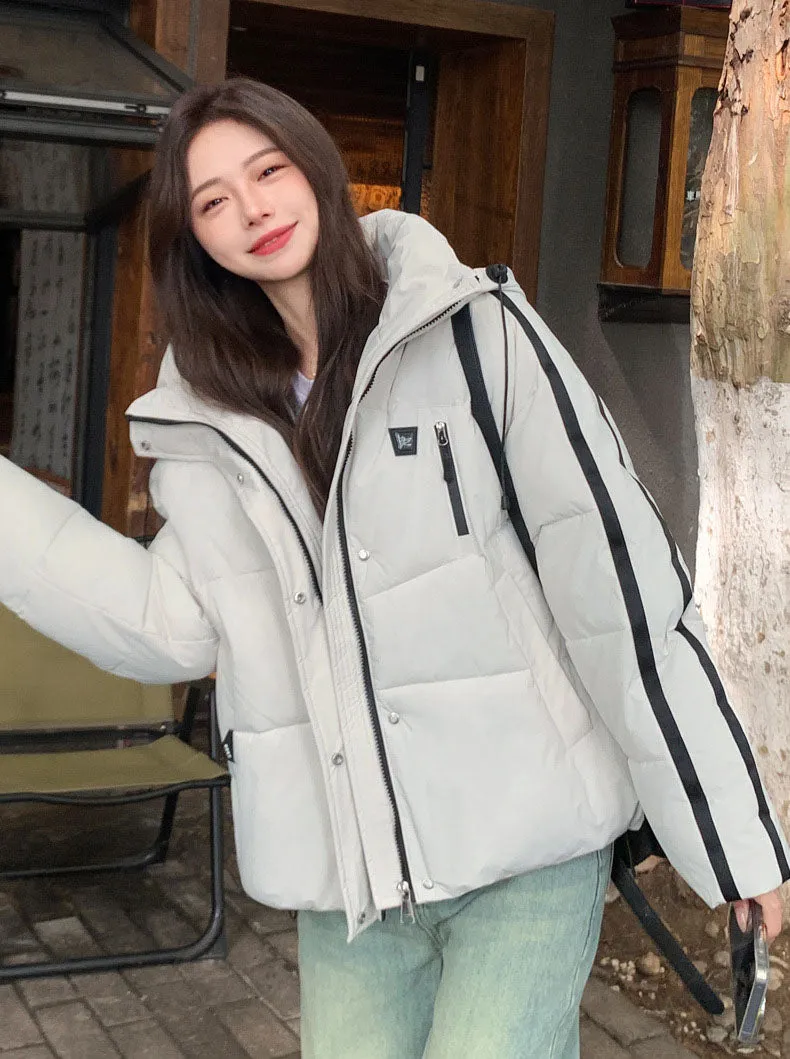 Women's Waterproof and Stain-Resistant Thickened Puffer Jacket