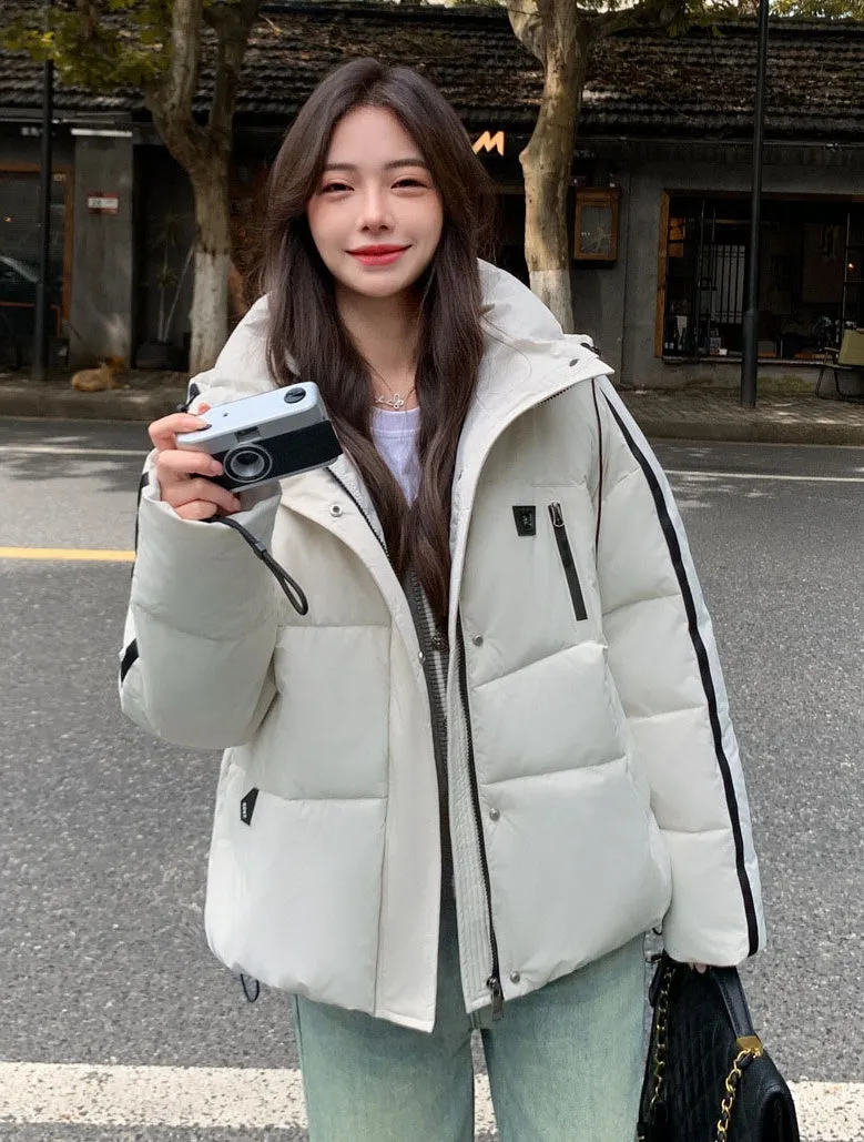 Women's Waterproof and Stain-Resistant Thickened Puffer Jacket