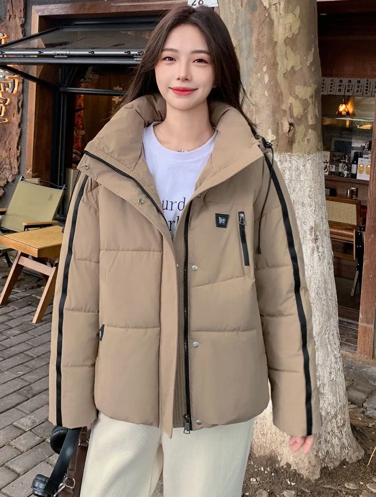 Women's Waterproof and Stain-Resistant Thickened Puffer Jacket