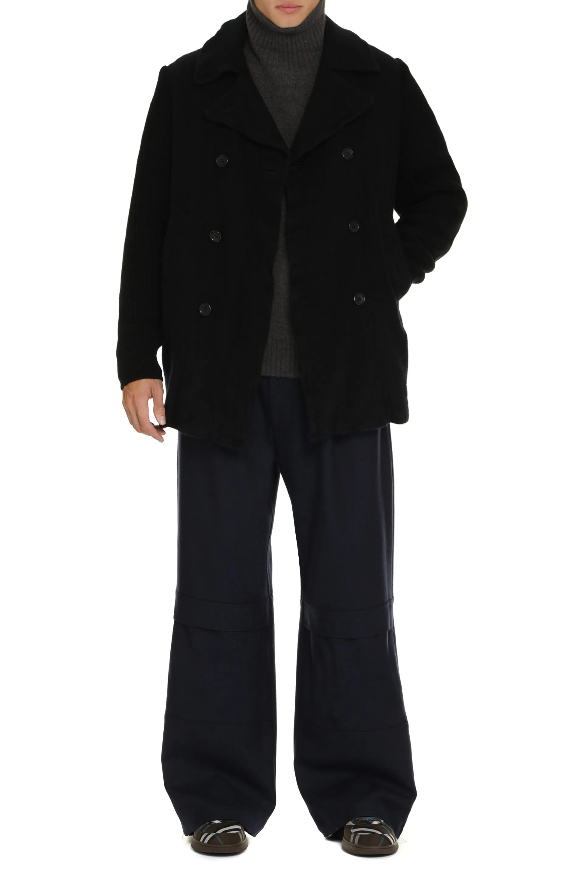 Wool blend peacoat