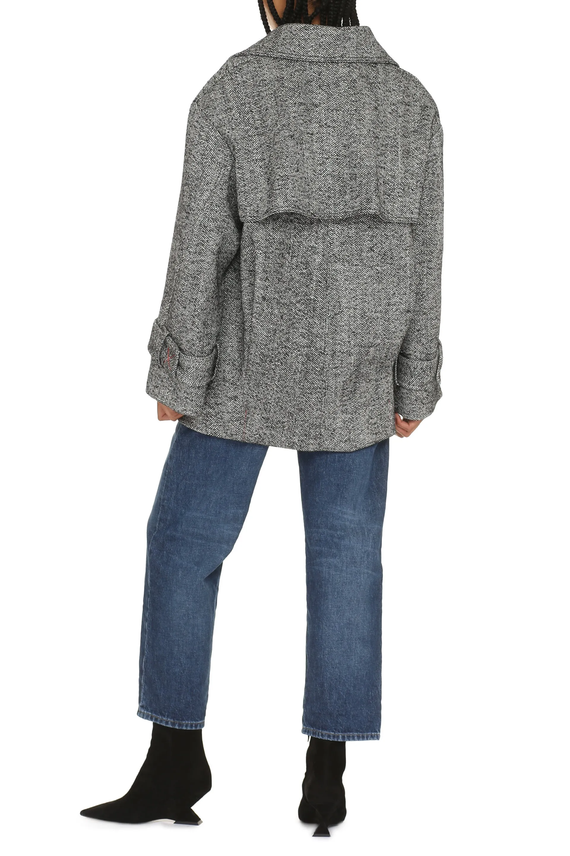Wool blend peacoat