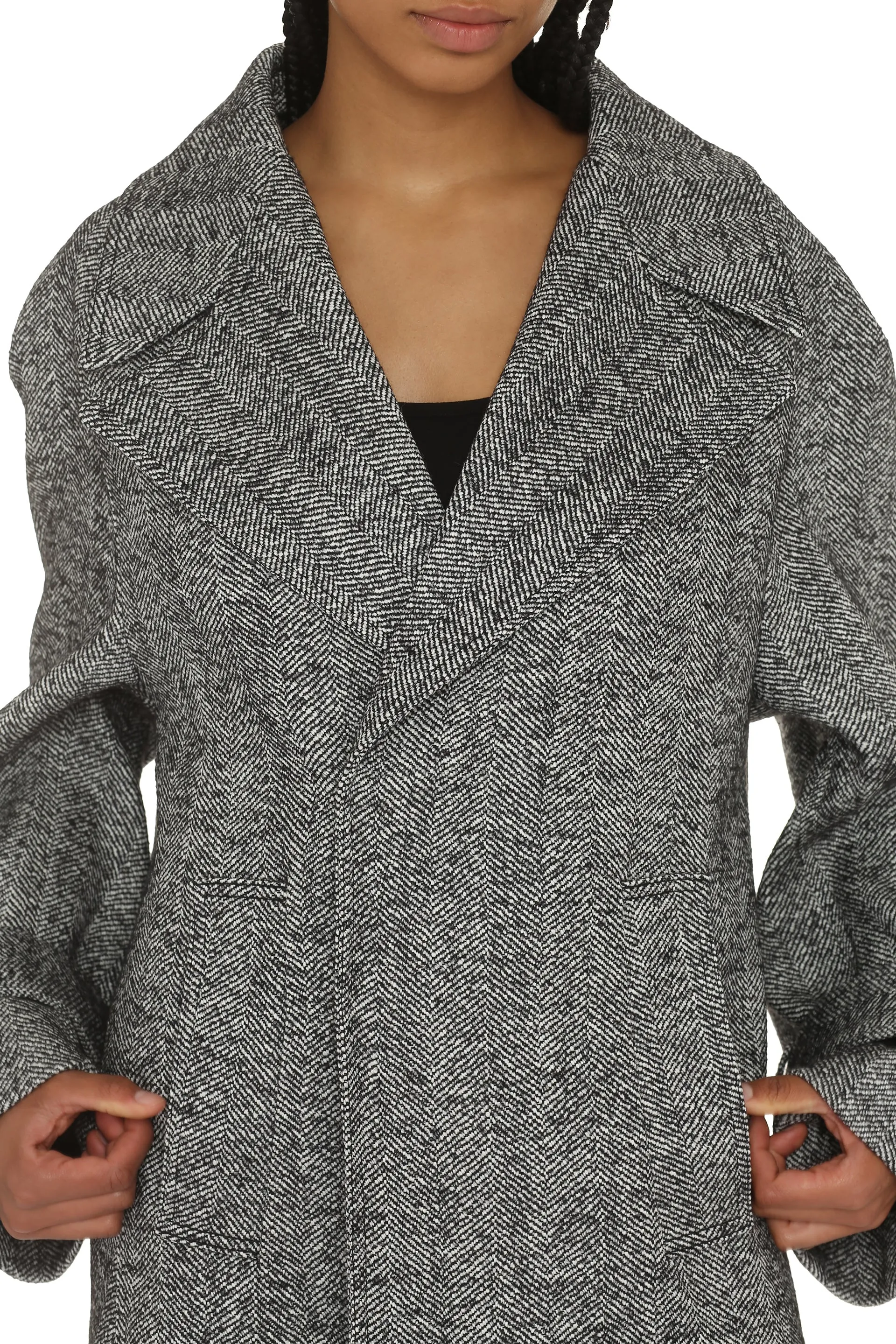 Wool blend peacoat
