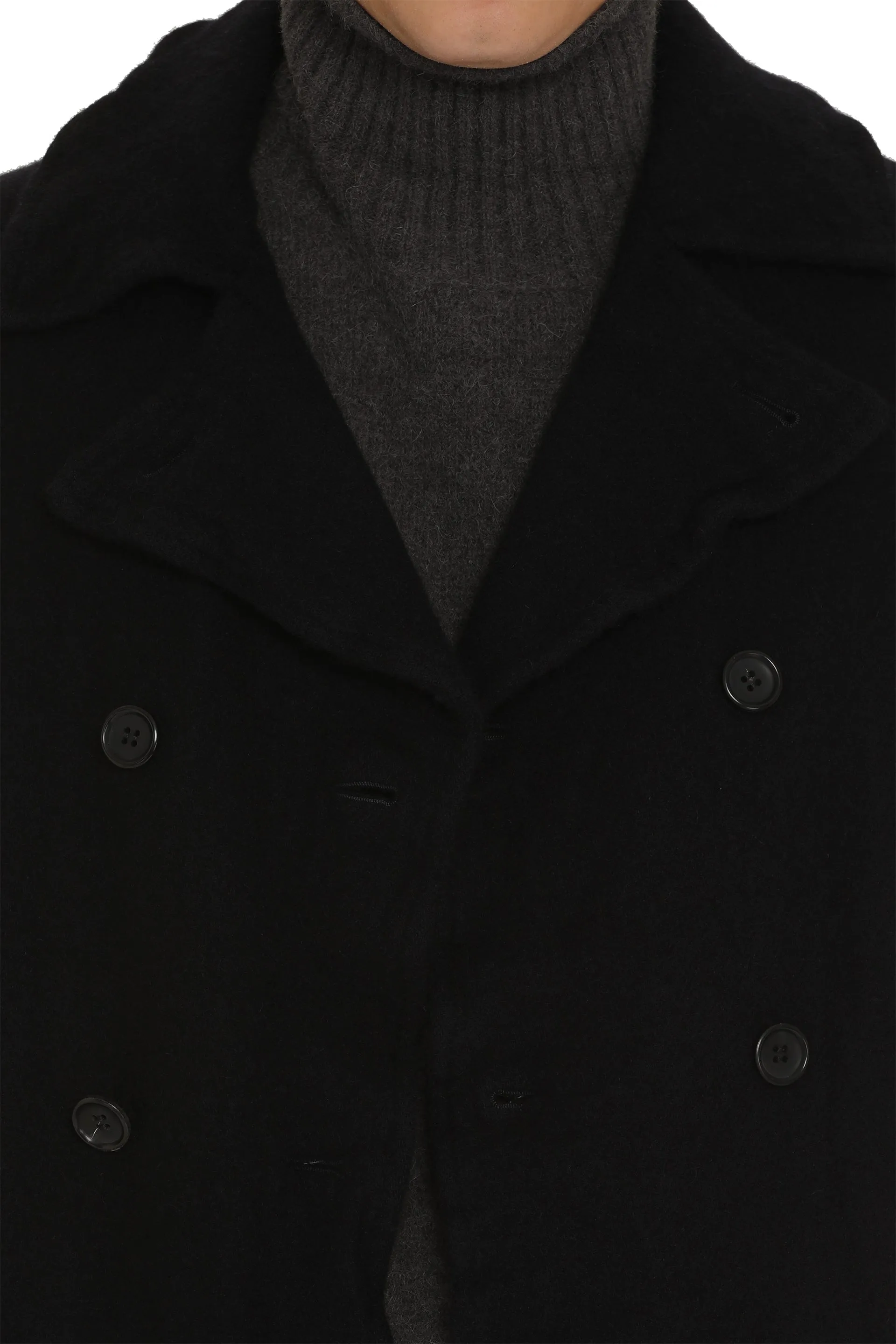 Wool blend peacoat