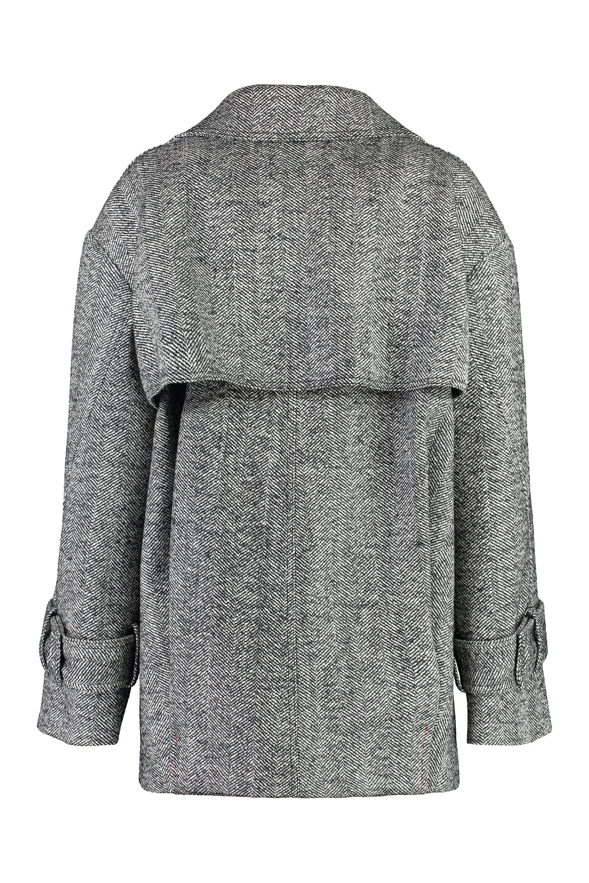 Wool blend peacoat