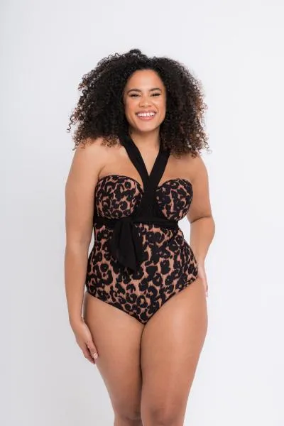 Wrapsody Swimsuit - Leopard Print -