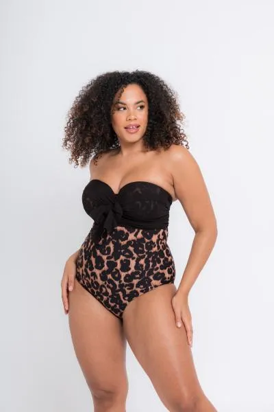 Wrapsody Swimsuit - Leopard Print -