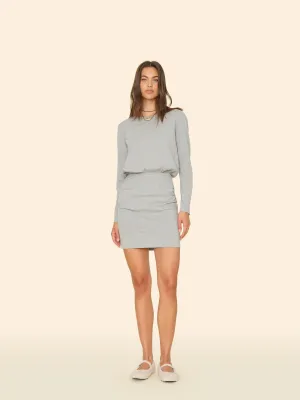 Xix4okh004 Xirena Heather Grey Mini Dress
