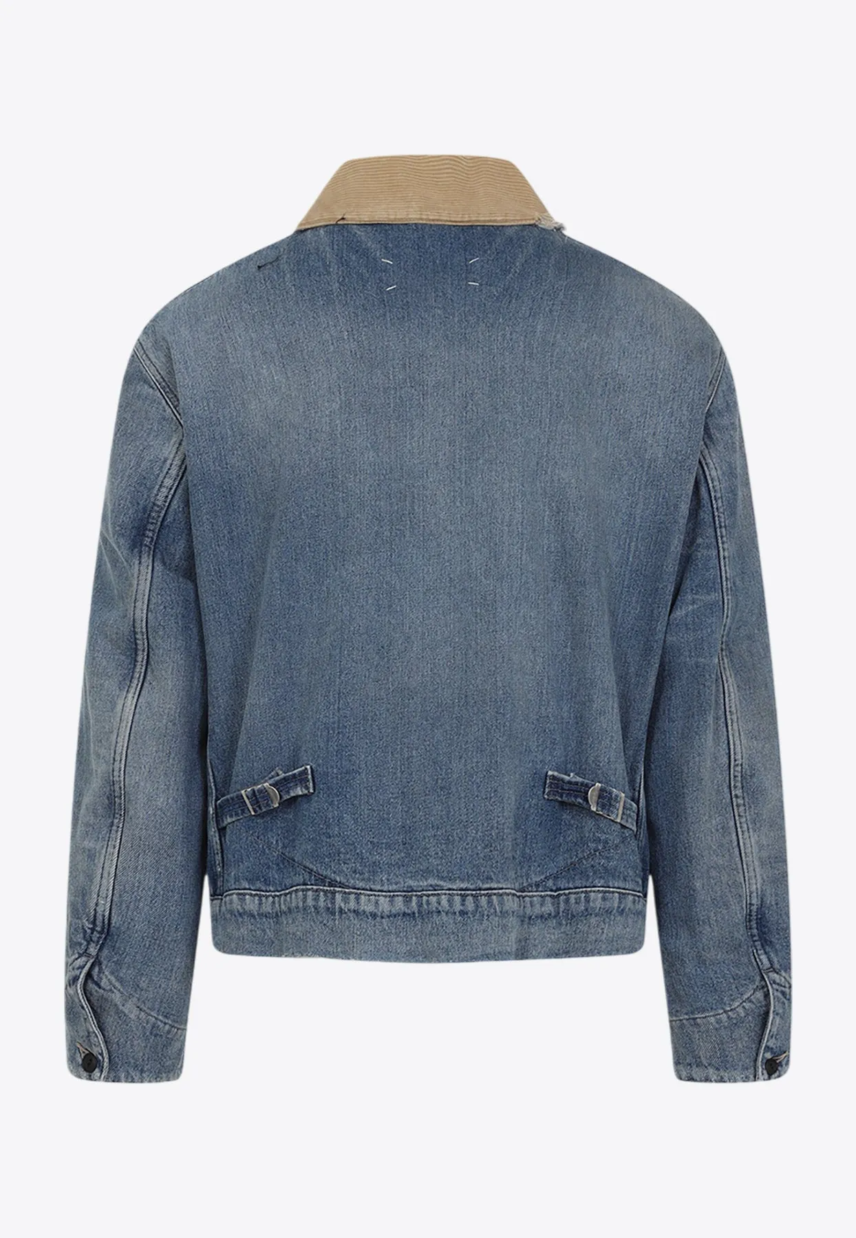 Zip-Up Denim Jacket