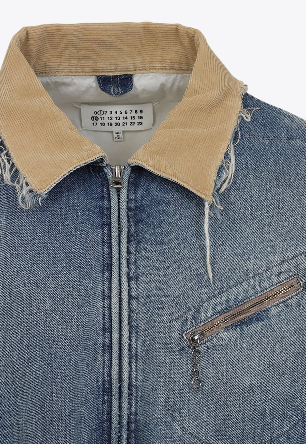 Zip-Up Denim Jacket