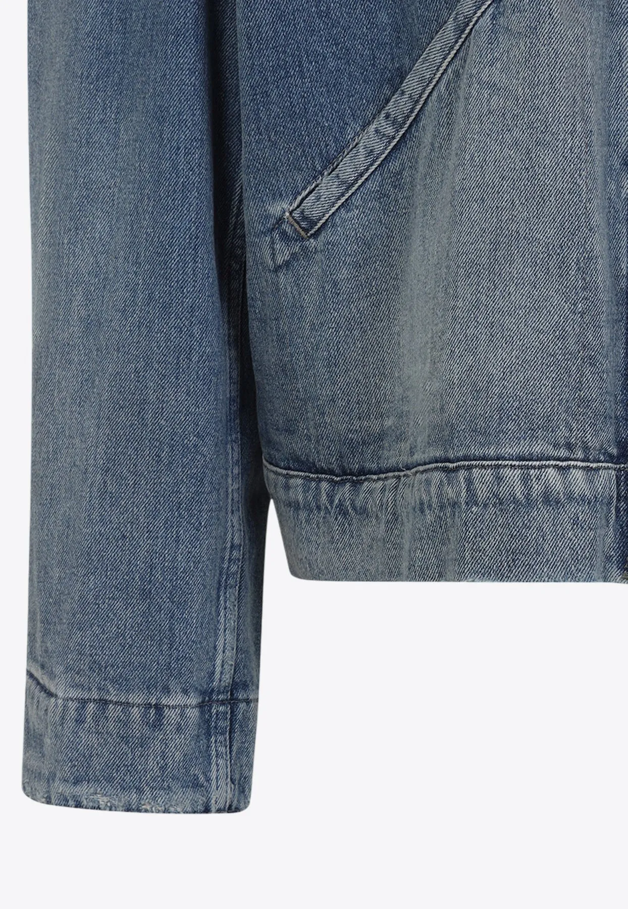 Zip-Up Denim Jacket