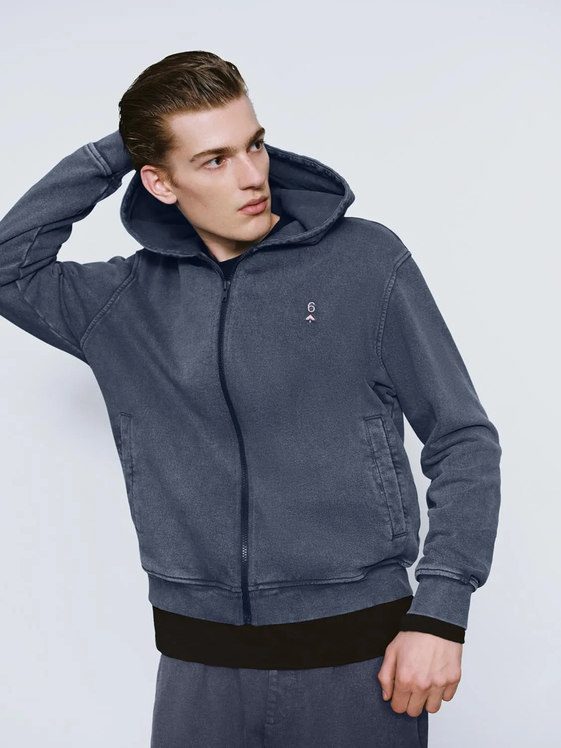 Zip Up Front Hoodie Jackets