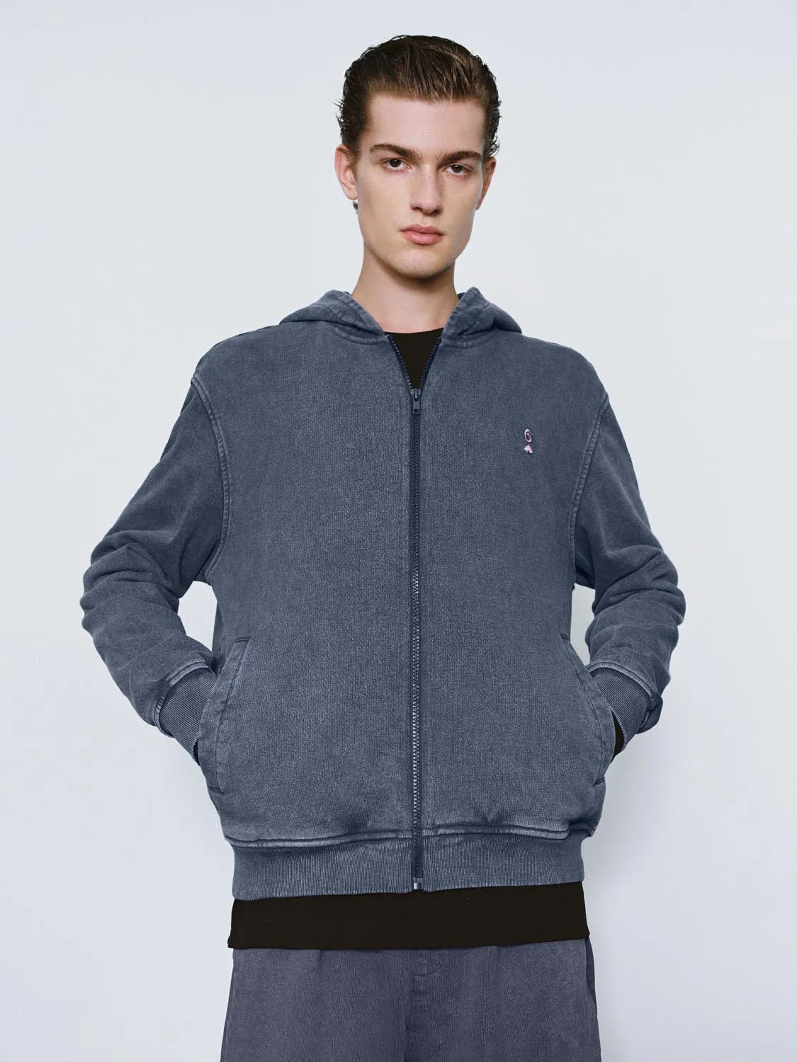 Zip Up Front Hoodie Jackets