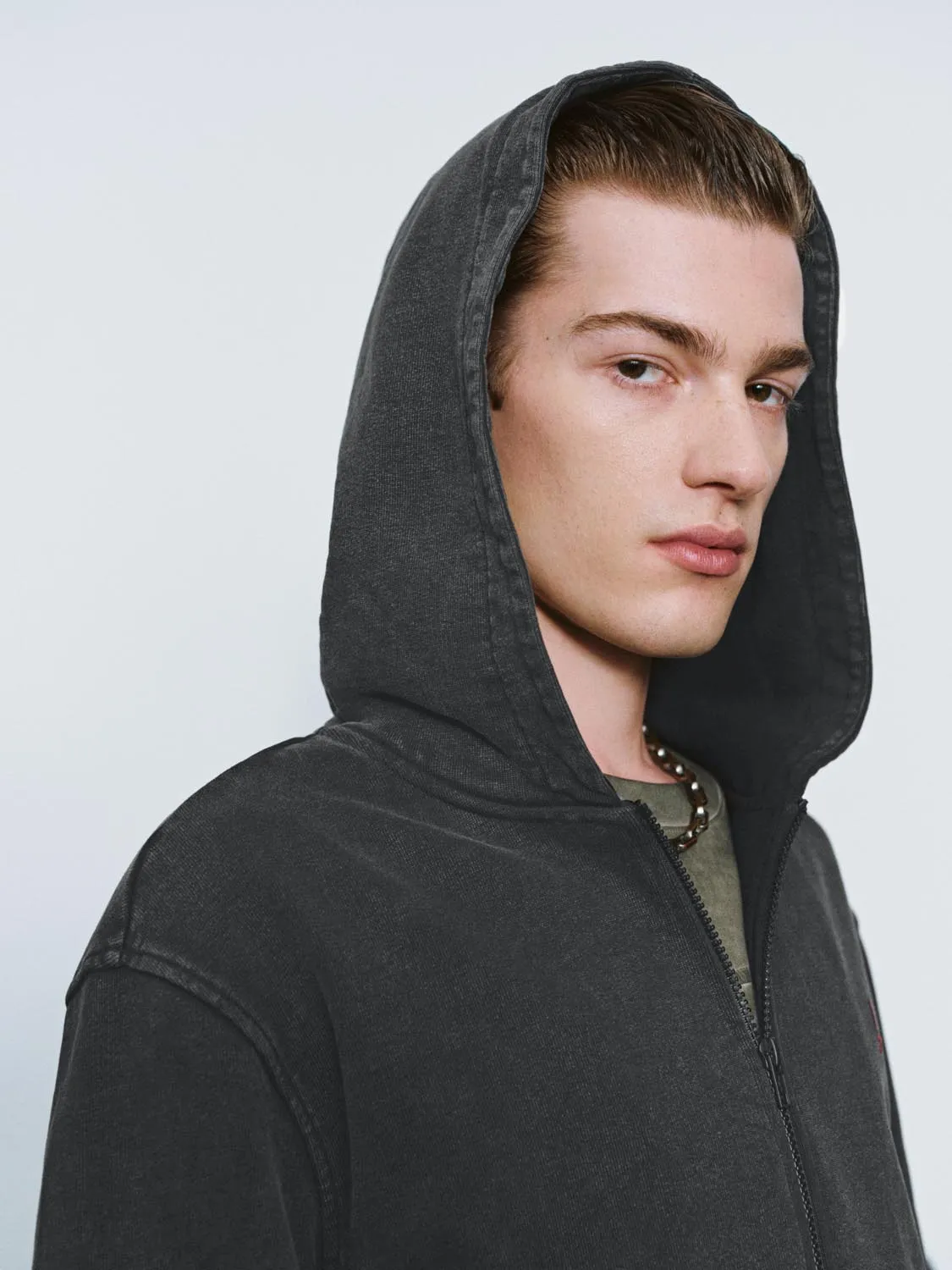 Zip Up Front Hoodie Jackets