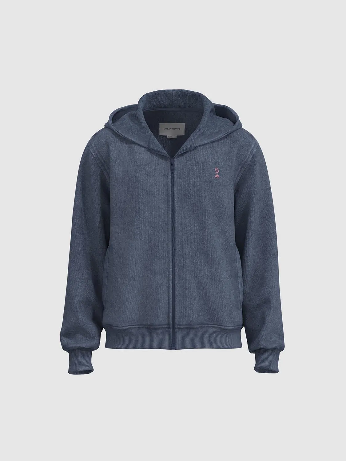 Zip Up Front Hoodie Jackets
