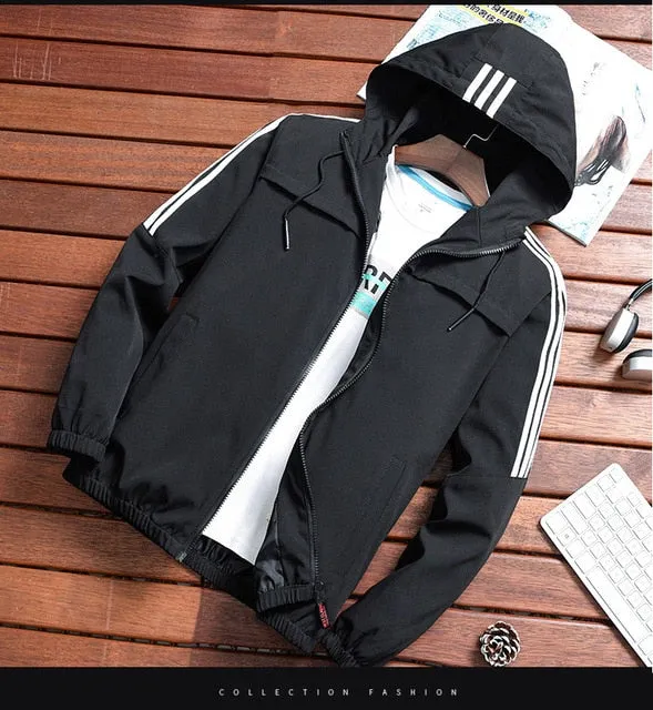 Zip Up Men Jacket