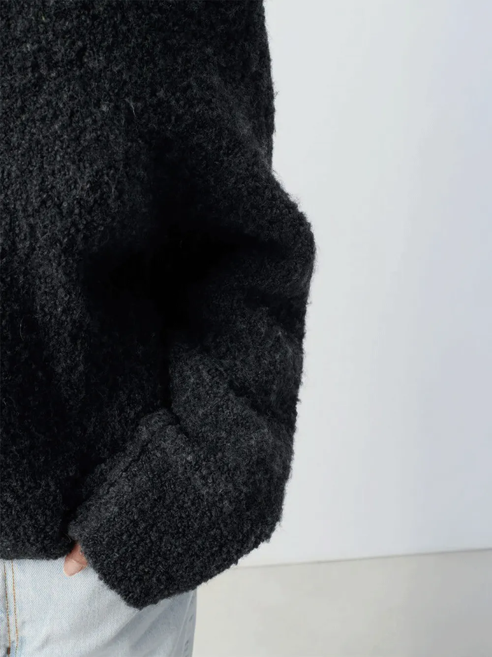 Zolly Sweater - CHARCOAL MELANGE