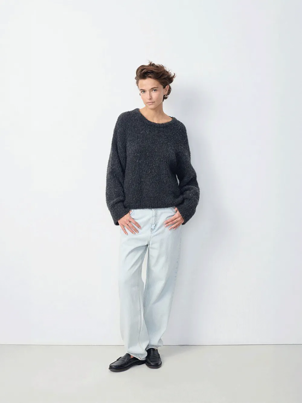 Zolly Sweater - CHARCOAL MELANGE